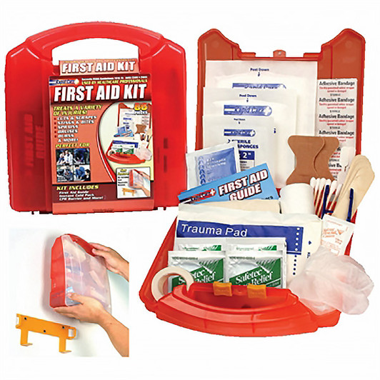 Rapid Care First Aid Kit (3 Pack) 35 Piece All In One Mini Emergency Kit 