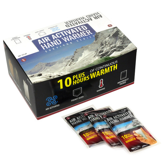 72 pack Air Activated Hand Warmers with 10 Plus Hours of Continuous Heat 72 pack Air Activated Hand Warmers with 10 Plus Hours of Continuous Heat