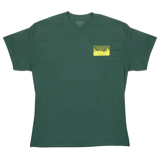 CERT T-Shirt with Front CERT Logo and Large CERT Letters on Back CERT T-Shirt with Front CERT Logo and Large CERT Letters on Back