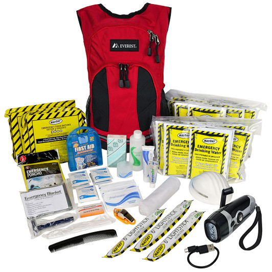 Earthquake Zone 3-Day Staff Power Kit with Crank Radio Flashlight