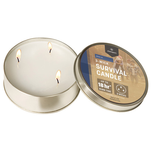 The Survival Emergency Candle - Burns 18 Hours