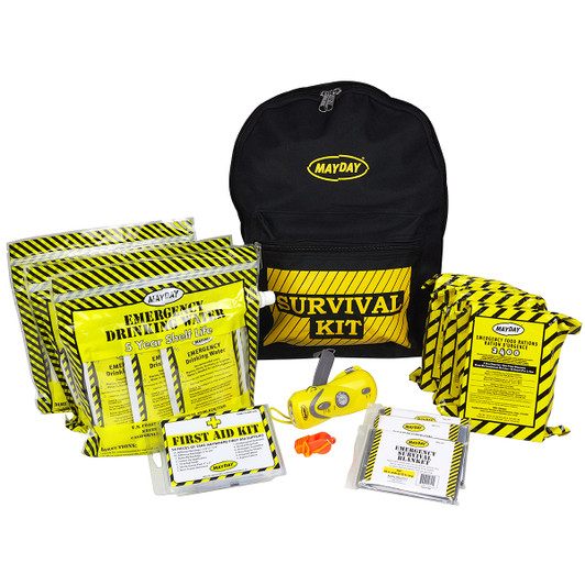 Earthquake Zone 3-Day Staff Backpack Survival Kit - School Classroom  Emergency Kits