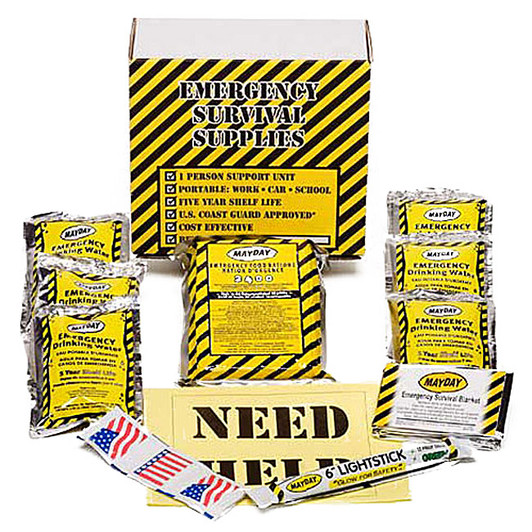Basic 3-Day 72 Hour Survival Kit in Box or Bag - Case of 4 Kits Basic 3-Day 72 Hour Survival Kit in Box or Bag - Case of 4 Kits