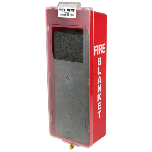 Emergency Fire Blanket Wall Mountable in Plastic Case – Natural Disaster  Survival Products