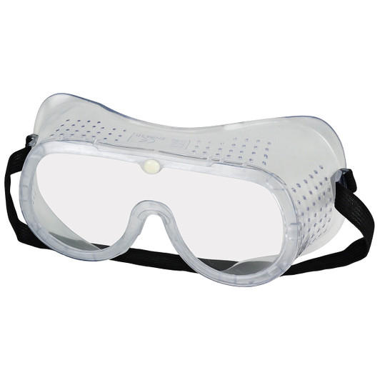 Vented Safety Goggles - Plastic Lens - Front