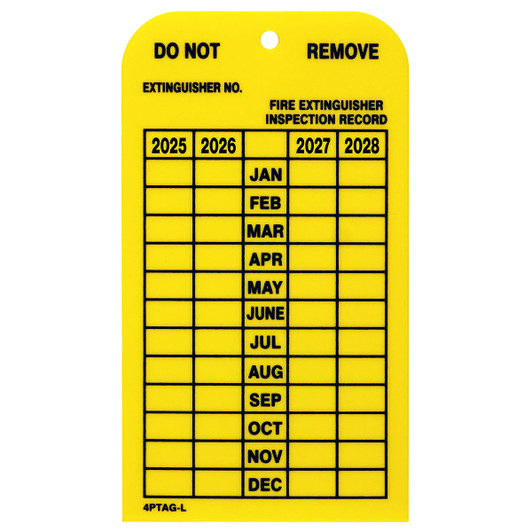 2025 - 2028 Inspection Tags 2025 - 2028 Inspection Tags