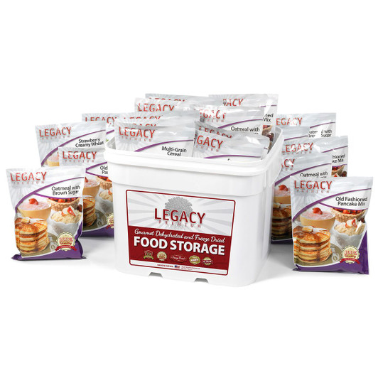 Discounted freeze-dried food storage