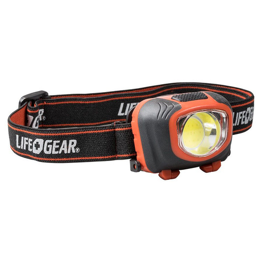 LifeGear Stormproof Crank Radio Flashlight with USB Quick Charge