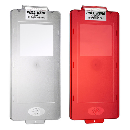 Mark 1 Red or Clear Extinguisher Cabinet Replacement Cover