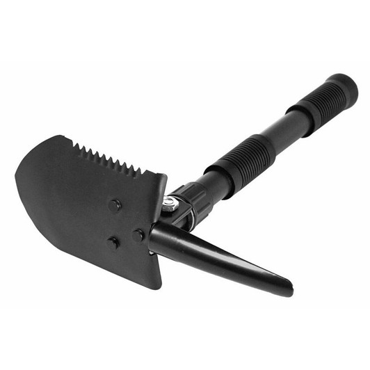 3-IN-1 Mini Folding Shovel - Shovel, Pick & Saw with Carrying Case
