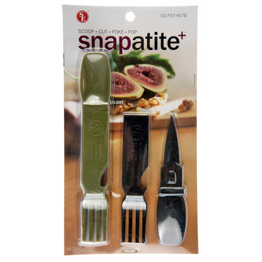 GS Knife Co. 4 Piece 4-IN-1 Snapatite Backpacking Utensil Set