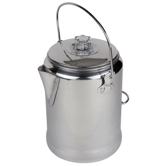 Stansport 277 Aluminum Percolator Coffee Pot 9-Cup