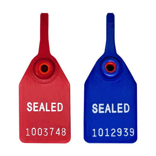 500 Pack Sprinkler Valve Tamper Seals 20" - Sequentially Numbered