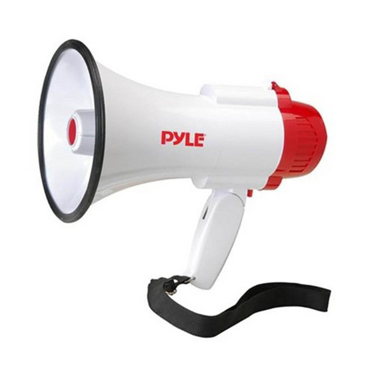 Pyle 30 Watt Megaphone With Voice Recorder & Siren, 800 Yard Range