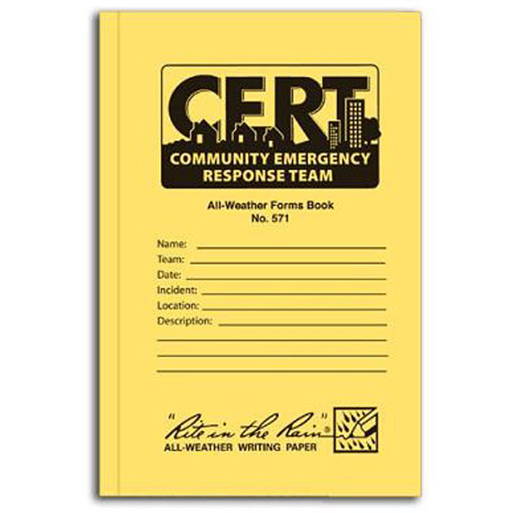 All-Weather C.E.R.T. Forms Book