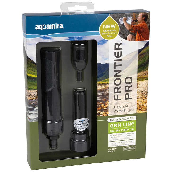 Aquamira Frontier Pro Water Filter System - Set of 2