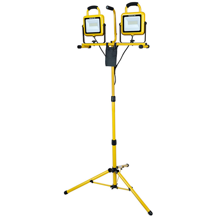 Voltec Dual Head 132W 20,000 Lumen USB LED Dual Tripod Work Light