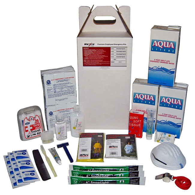 Earthquake Zone 3-Day Staff Survival Kit - Office Emergency Kits