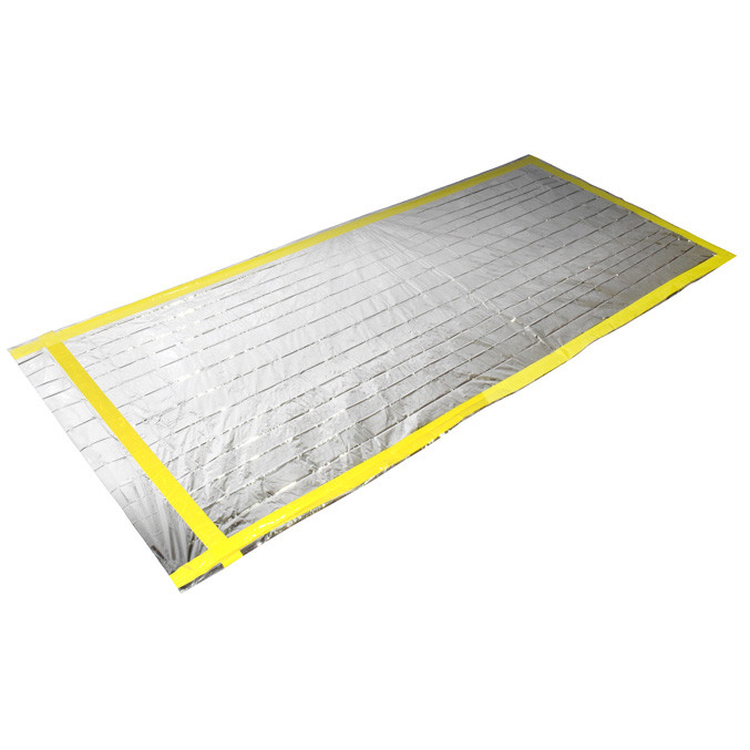Emergency Survival Sleeping Bag 12um Thick 83" x 36" Aluminized PET