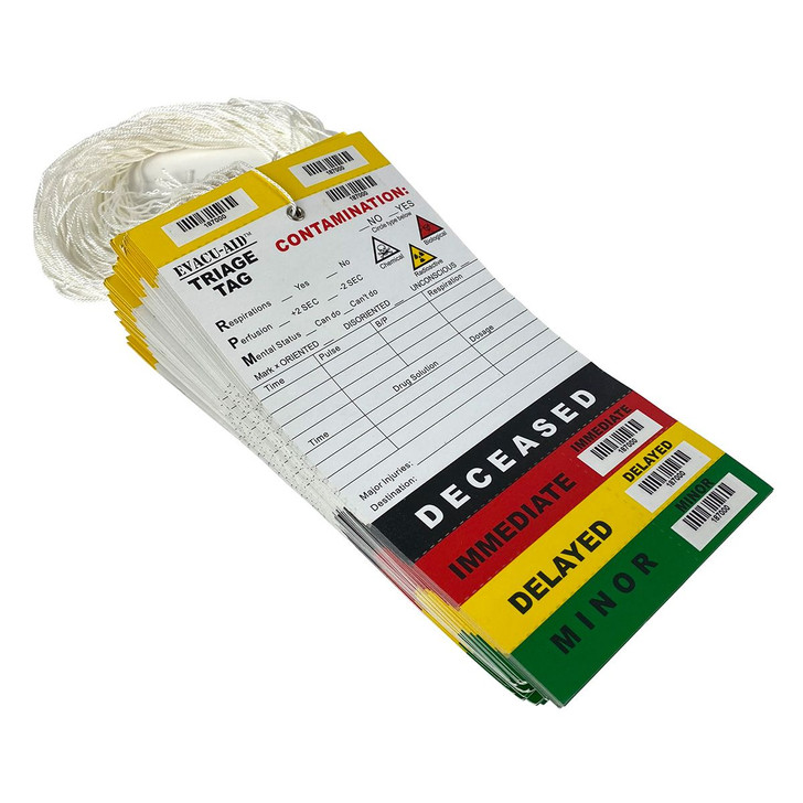 EVACU-AID Triage Tags 50-Pack