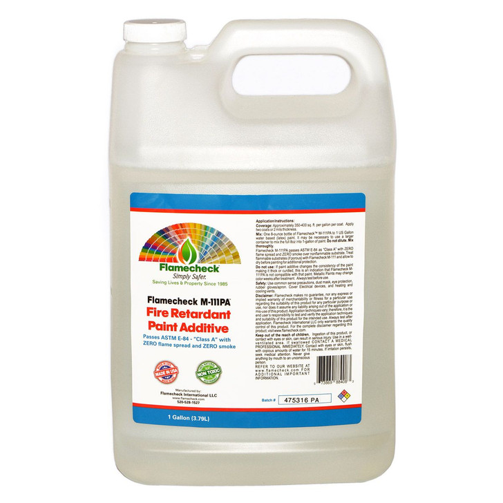 1 Gallon Flamecheck M-111PA Fire Retardant Paint Additive