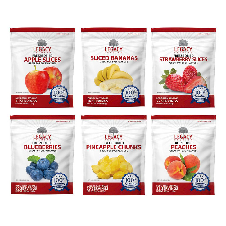 Legacy Essentials Assorted Freeze-Dried Fruit