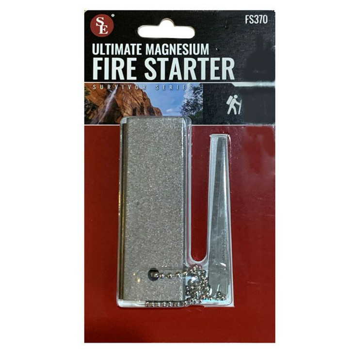 Magnesium Fire Starting Tool with Serrated Striker - Emergency