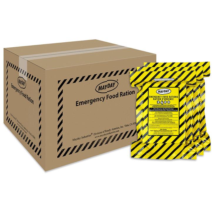 Mayday フードバー 2400 3個 非常食 Mayday 2400 Calorie Food Bars (24 per case) - Emergency Food Bars