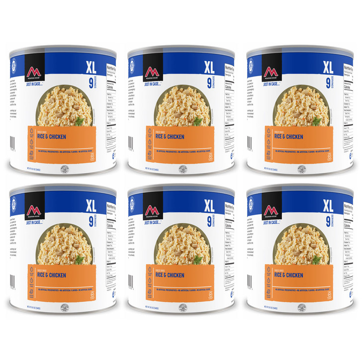 Mountain House Rice Chicken - #10 Cans - Case of 6 - Mountain
