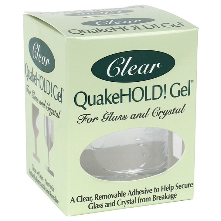 QuakeHold! Clear Museum Gel for Glass Crystal - 4 oz. - Earthquake  Preparedness Supplies