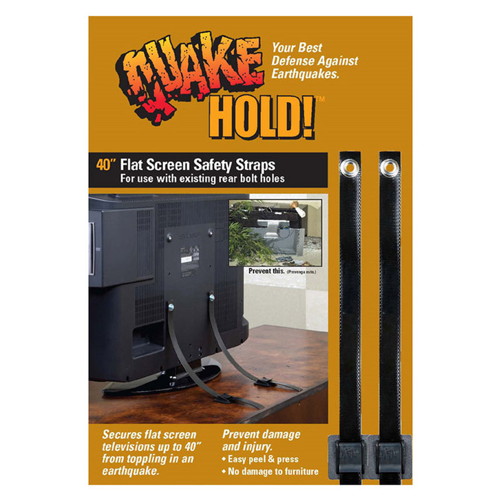 Quakehold 4515 - 40" Flat Screen TV Safety Straps