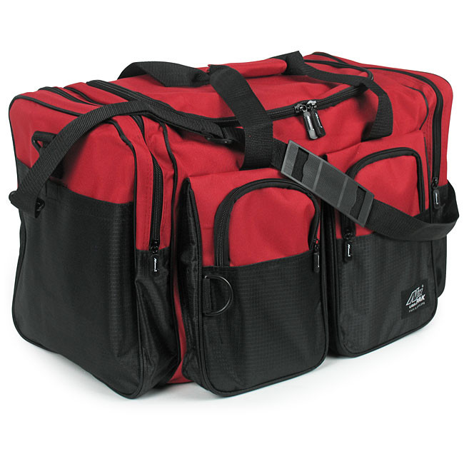 Nexpak Medium Red Duffel Bag 22'' x 13'' x 12'' EMT Bags, Backpacks