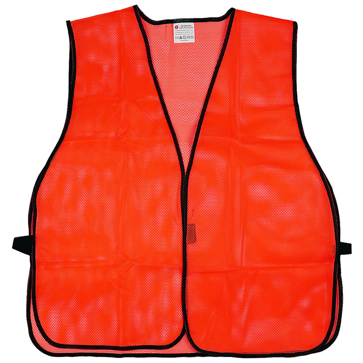 Mesh Safety Vest Neon Orange