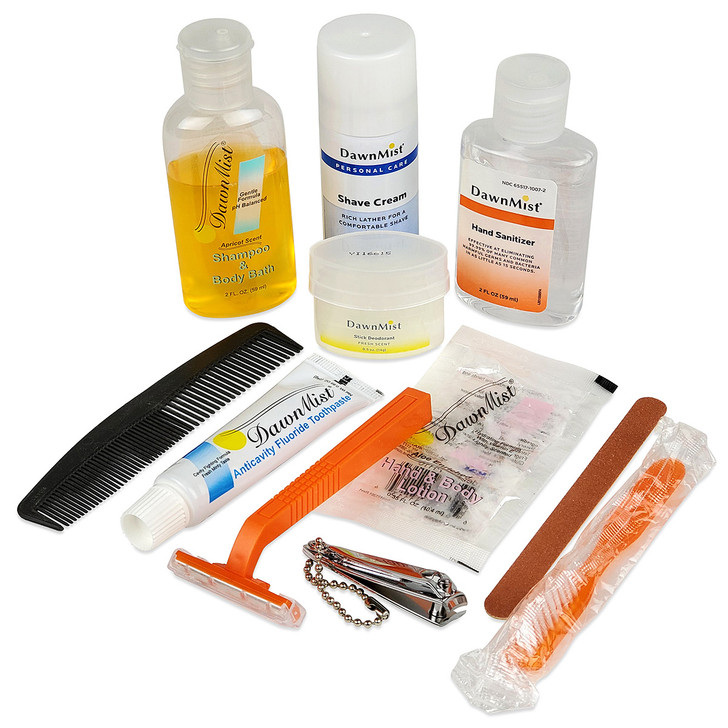 The Clear Solution (11 Piece) Personal Hygiene Kit