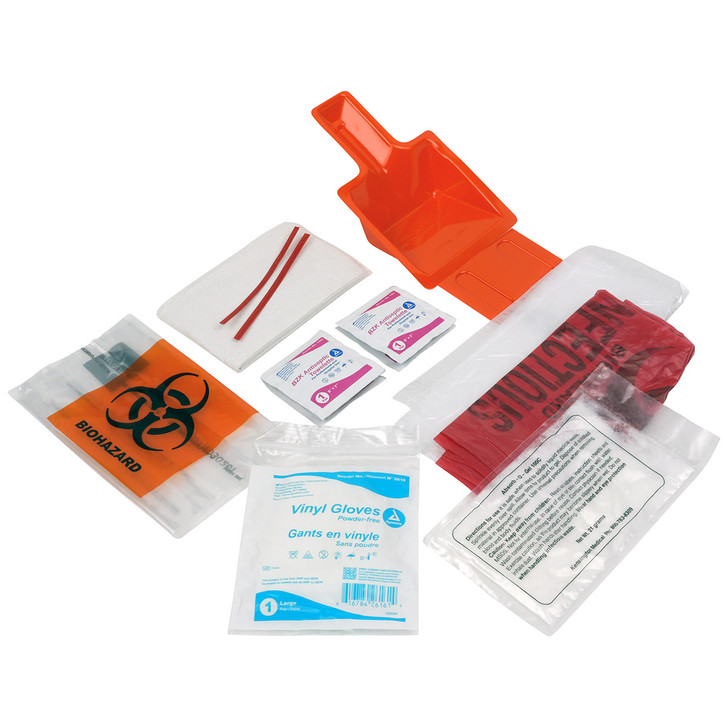 KEMP Bloodborne Pathogen Clean-Up Kit In Plastic Bag