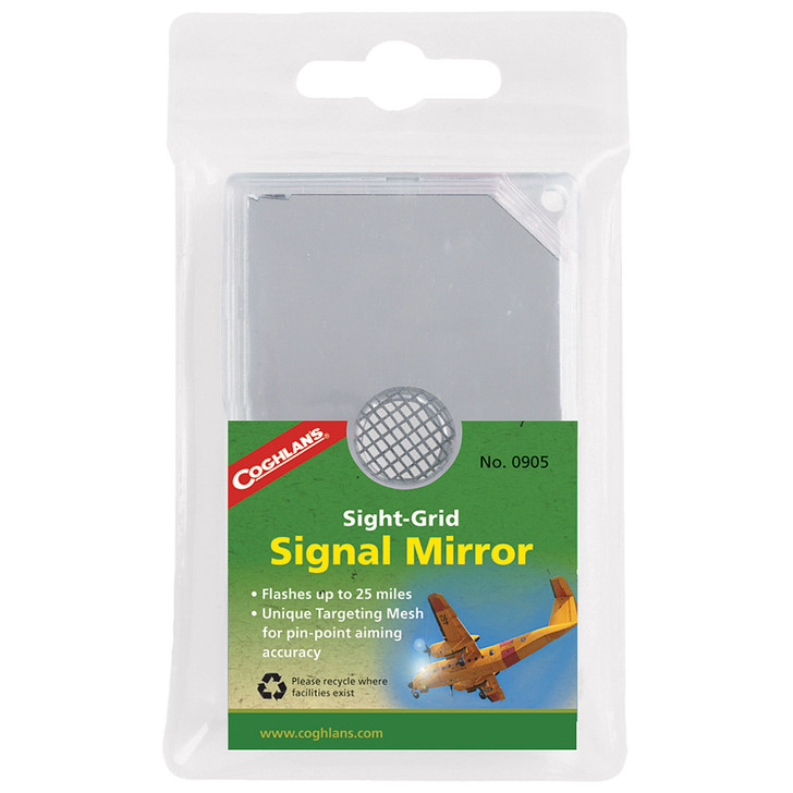 Coghlan's Sight-Grid Signal Mirror - 2" x 3" in Acrylic Case