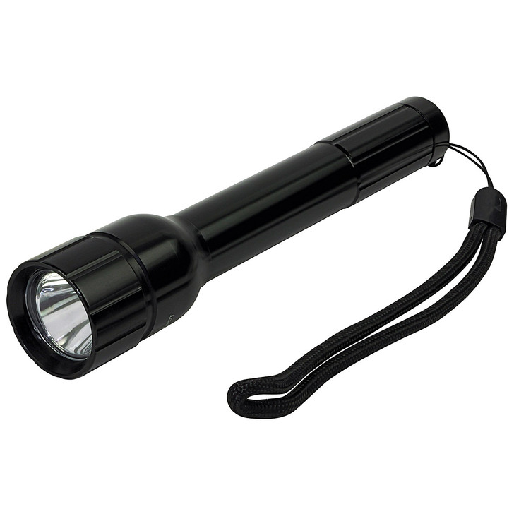 6" - 375 Lumen LED Aluminum Body Flashlight with Lanyard - 3 Light Modes