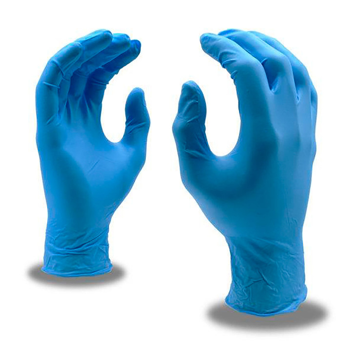Blue Nitri-Cor Agility Disposable Nitrile Gloves 6 Mil #4088 - 100 Pack