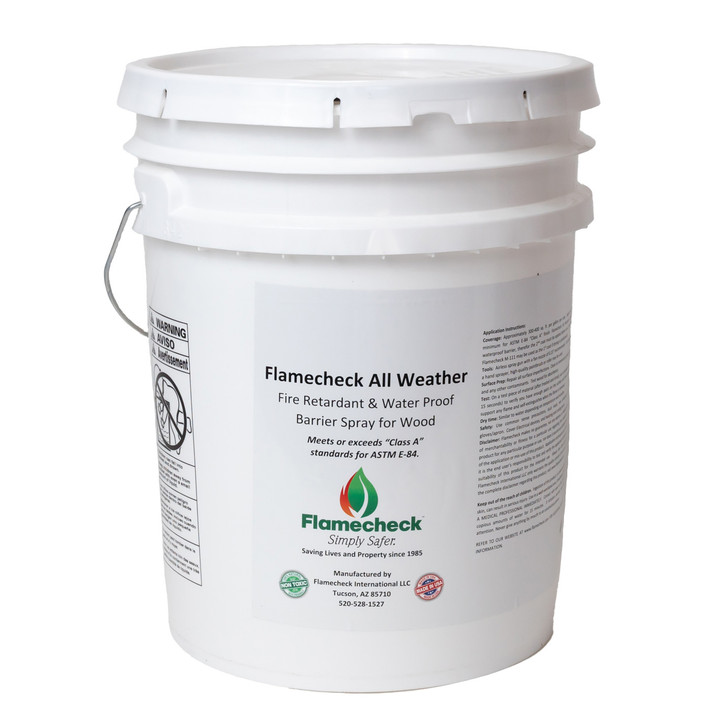 5 Gallon Flamecheck All Weather M-111 Fire Retardant Spray