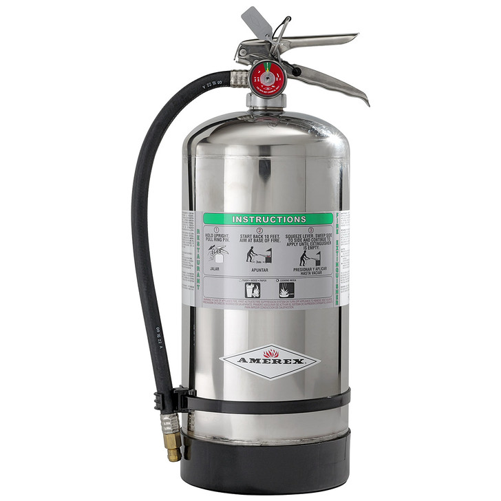 Amerex C260 6 Liter K-Class Wet Chemical Restaurant Fire Extinguisher