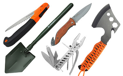 Multi-Tools, Knives, Saws & Shovels