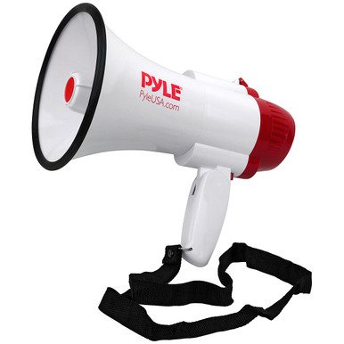 30 Watt Megaphone With Voice Recorder Siren, 380 Yard Range