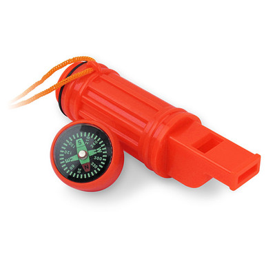 【完売品】5 WHISTLE SCREWY PAINTS 5-In-1 Survival Whistle with Compass and Waterproof Container