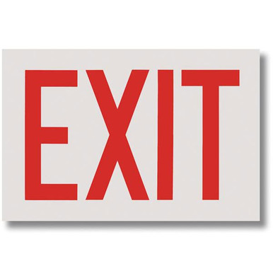 exit-sign-silk-screened-on-