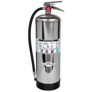 2 1/2 Gallon Stored Pressure Water Fire Extinguisher - Amerex 240 - Fire  Extinguishers - Commercial, Home Auto