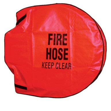 Fire Hose Reel Cover - 32 In. X 7 In. - Red Vinyl