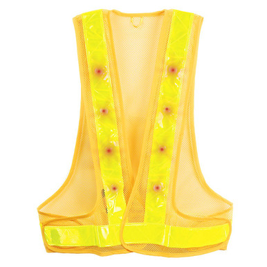 Maxsa Reflective Safety Vest with 16 LED Lights - Large