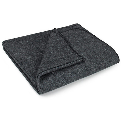 Gray 3 lb. Wool Blanket 60'' x 80'' - Emergency Relief - 60% Wool ...