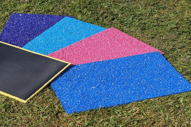 Regular mat with backing