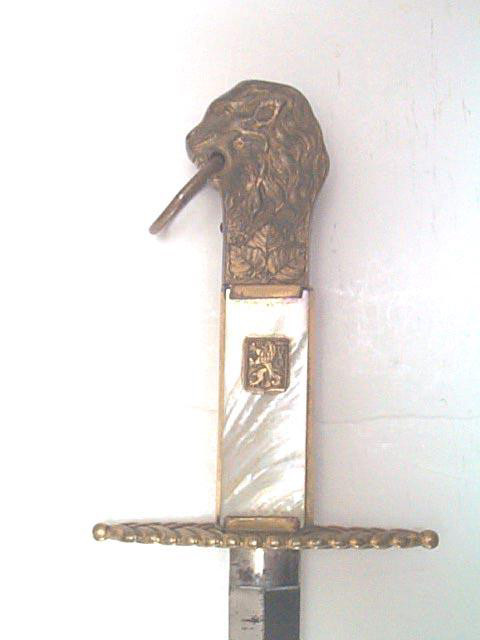 Czechoslovak Customs Service dress dagger model 1932  #295